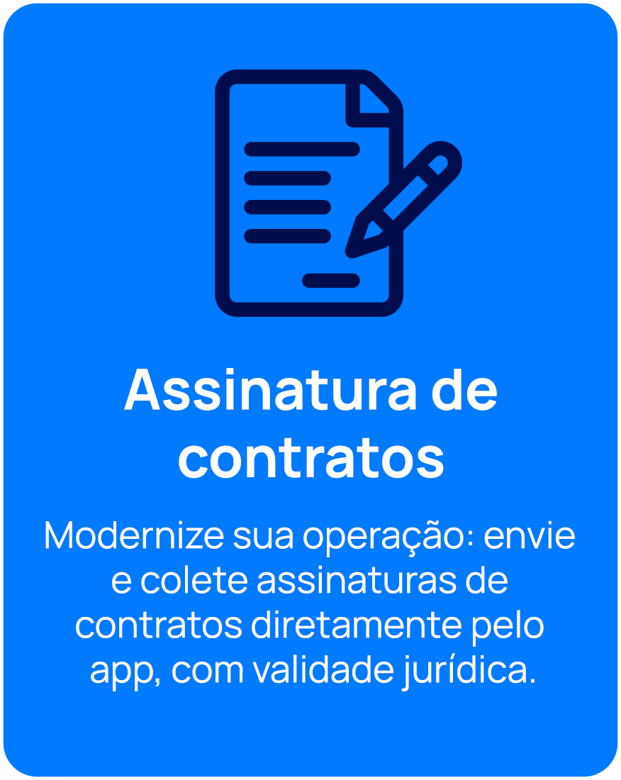 assinatura de contratos