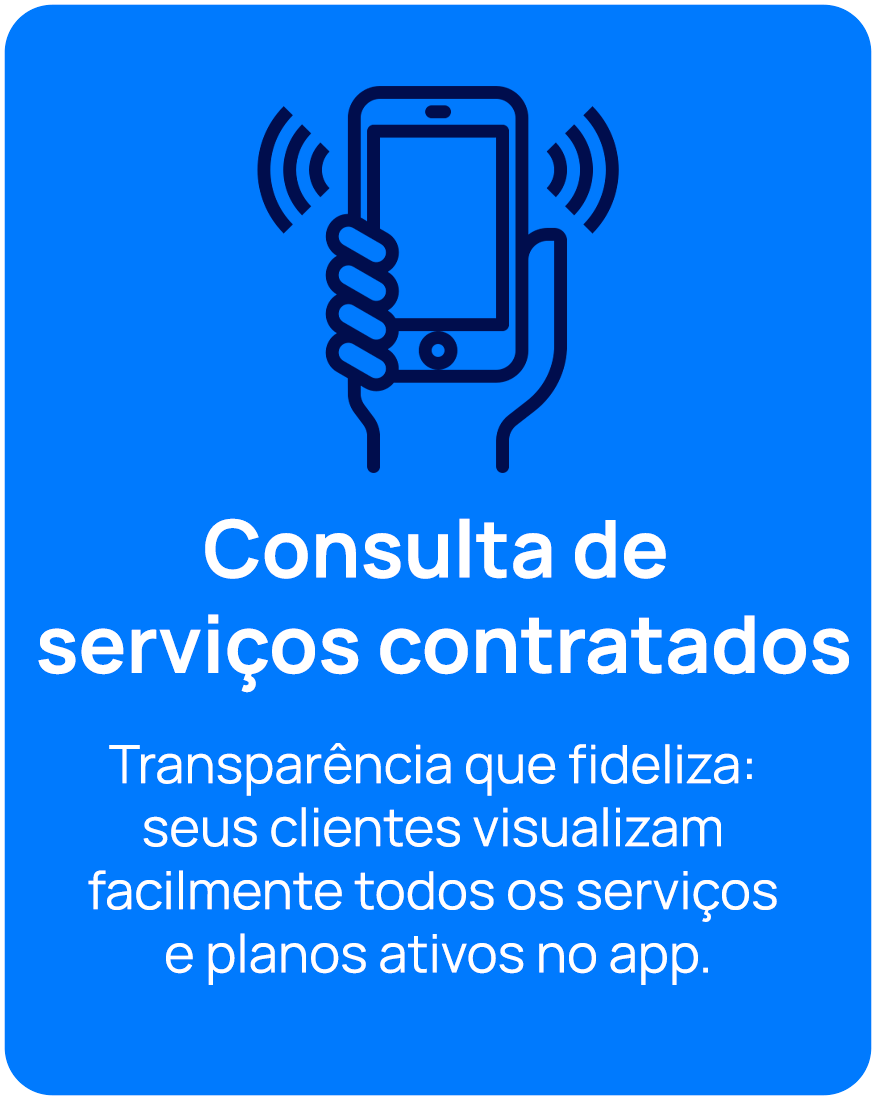 consulta de serviços contratados